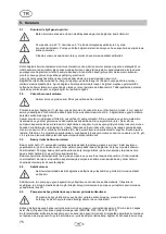 Preview for 78 page of T.I.P. GP 3000 INOX Operating Instructions Manual