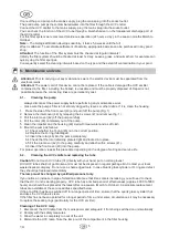 Preview for 16 page of T.I.P. MTS 30000 UV 24 INOX Operating Instructions Manual