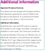 Preview for 9 page of T-Mobile SyncUP TRACKER User Manual