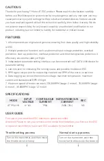 Preview for 2 page of T-Motor fixed wing Series Instructions Manual