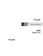 T Scale ATW series Operation Manual preview