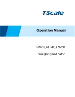 T Scale TW20 Series Operation Manual preview