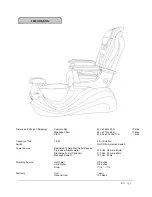 Preview for 6 page of T-SPA TRIANNA T920 User Manual