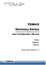 Tadiran Telecom TGW4 SERIES User Configuration Manual preview