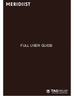 TAG Heuer meridiist Full User Manual preview