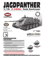 Preview for 1 page of Taigen Tanks Jagdpanther 13020 Instruction Manual