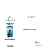 Tailgator The Original Portable Gas Powered Blender Instruction Manual preview