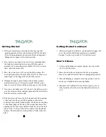 Preview for 3 page of Tailgator The Original Portable Gas Powered Blender Instruction Manual