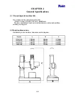 Preview for 8 page of Tailift TPR1100 Operation Manual