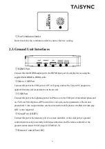 Preview for 8 page of Taisync ViULiNX User Manual