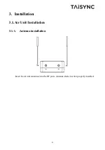 Preview for 11 page of Taisync ViULiNX User Manual