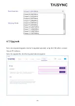 Preview for 29 page of Taisync ViULiNX User Manual