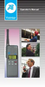 Preview for 1 page of Tait T3010II Operator'S Manual