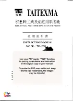 TAITEXMA TR-260 Instruction Manual preview