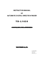 TAIYO MUSEN CO., LTD. TD-L1630 Instruction Manual preview