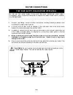 Preview for 18 page of Takagi T-M50 Installation Manual And Owner'S Manual