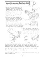 Preview for 7 page of Takahashi Mewlon - 250 Instruction Manual