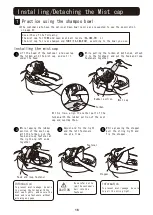Preview for 18 page of Takara Belmont SPA MIST II AK-160 Operating Instructions Manual