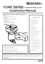 Takara Belmont YUME SWING Installation Manual preview