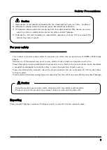 Preview for 5 page of TAKASAGO ZX-S-1600LAN Instruction Manual