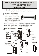 Takex PR-30BE Instruction Manual preview