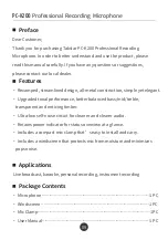 Preview for 10 page of Takstar PC-K200 User Manual