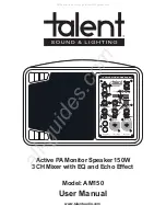 Talent AM150 User Manual preview