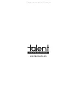 Preview for 8 page of Talent AM150 User Manual