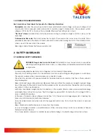 Preview for 3 page of TALESUN TP672M-315 Installation Manual