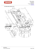 Preview for 41 page of Talex FastCUT 300 User Manual, Warranty, Parts Catalogue