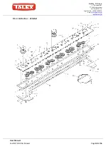 Preview for 48 page of Talex FastCUT 300 User Manual, Warranty, Parts Catalogue