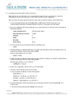 Preview for 8 page of Talk-a-Phone WEBS-CM-2 Configuration And Operation Manual