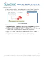 Preview for 27 page of Talk-a-Phone WEBS-CM-2 Configuration And Operation Manual