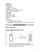 Preview for 5 page of TALKCOM TC750 User Manual