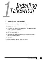 Preview for 5 page of Talkswitch DESKTOP PHONE SYSTEM User Manual