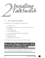 Preview for 12 page of Talkswitch TALKSWITCH 48-CVA Installation And User Manual