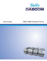 Tally Dascom 7006 User Manual preview