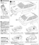 Preview for 3 page of Tamiya 1998 FORD ESCORT CUSTOM Manual