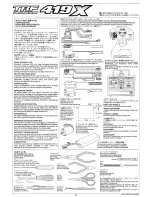 Preview for 2 page of Tamiya 419X User Manual