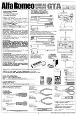 Preview for 2 page of Tamiya Alfa Romeo GIULIA SPRINT GTA Manual