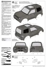 Preview for 16 page of Tamiya Mitsubishi Pajero Custom Lowrider Black Special... Manual