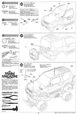 Preview for 17 page of Tamiya Mitsubishi Pajero Custom Lowrider Black Special... Manual