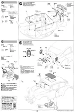 Preview for 20 page of Tamiya MONSTER BEETLE BLACK EDITION Assembly Instructions Manual