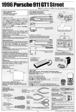 Preview for 2 page of Tamiya Porsche 911 GT1 Street 1996 Manual