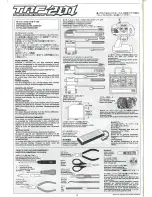 Preview for 2 page of Tamiya TRF201 Instruction Manual