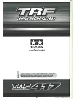 Preview for 28 page of Tamiya TRF417 User Manual