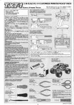 Preview for 2 page of Tamiya TXT-1 Assembly Instructions Manual