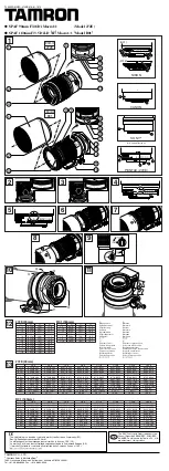 Tamron 272E Quick Manual preview