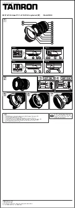 Tamron SP AF10-24mm F/3.5-4.5 Di II LD Aspherical (IF)... Instruction Manual preview