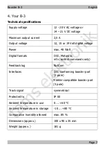 Preview for 7 page of tams elektronik Booster B-3 Manual